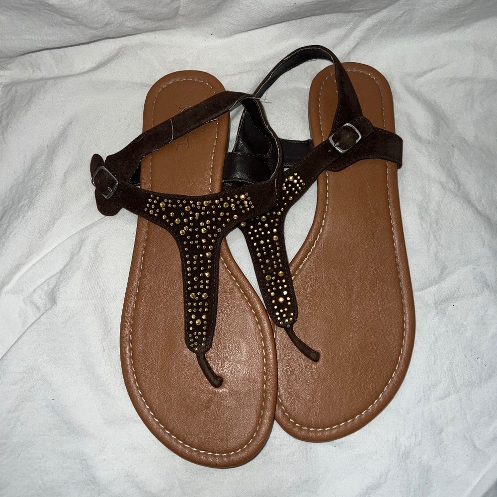 Brown sandals